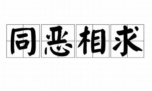 同恶相求_同恶相求谜底代表正确生肖