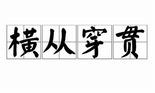 横从穿贯_横从穿贯—王本朝的中国现当代文学研究